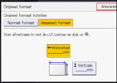 Afbeelding van bedieningspaneel