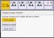 Afbeelding van bedieningspaneel