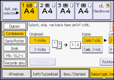 Afbeelding van bedieningspaneel