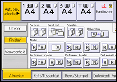 Afbeelding van bedieningspaneel