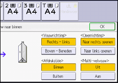 Afbeelding van bedieningspaneel