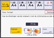 Afbeelding van bedieningspaneel