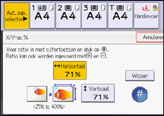 Afbeelding van bedieningspaneel