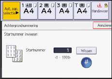 Afbeelding van bedieningspaneel