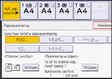 Afbeelding van bedieningspaneel