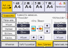 Afbeelding van bedieningspaneel