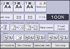 Afbeelding van bedieningspaneel