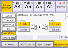 Afbeelding van bedieningspaneel