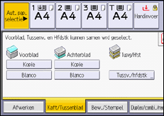 Afbeelding van bedieningspaneel