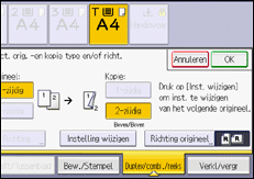 Afbeelding van bedieningspaneel