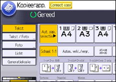 Afbeelding van bedieningspaneel