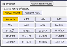 Afbeelding van bedieningspaneel