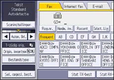 Afbeelding van bedieningspaneel