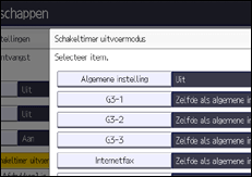 Afbeelding van bedieningspaneel