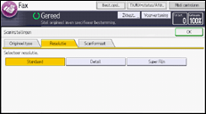 Afbeelding van bedieningspaneel