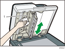 Afbeelding met genummerd bijschrift van Auto Reverse Document Feeder