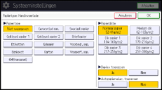 Afbeelding van bedieningspaneel
