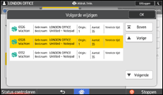 Afbeelding van bedieningspaneel