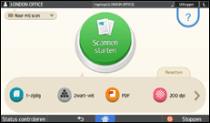 Afbeelding van bedieningspaneel