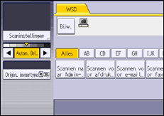 Afbeelding van bedieningspaneel