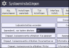 Afbeelding van bedieningspaneel