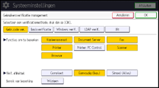 Afbeelding van bedieningspaneel