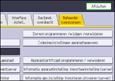 Afbeelding van bedieningspaneel
