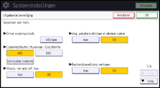 Afbeelding van bedieningspaneel