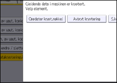 Illustrasjon av betjeningspanelet