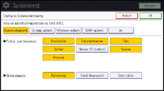 Illustrasjon av kontrollpanelet