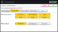 Illustrasjon av kontrollpanelet