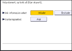 Illustrasjon av kontrollpanelet