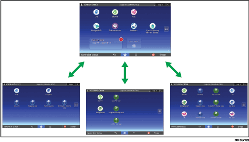 Illustrasjon av tilpasning av [Startskjerm]