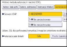Ilustracja ekranu panela operacyjnego