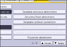 Ilustracja ekranu panela operacyjnego
