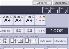 Ilustracja ekranu panela operacyjnego
