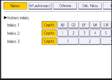 Ilustracja ekranu panela operacyjnego