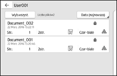 Ilustracja ekranu panela operacyjnego