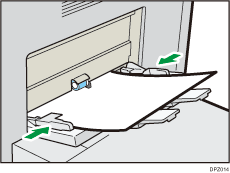 Imagem da bandeja de alimentação manual