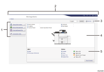 ภาพประกอบหน้าจอเว็บเบราว์เซอร์เรียงลำดับชื่อตามหมายเลข