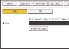 ภาพแสดงหน้าจอแผงควบคุม