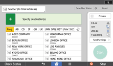 ภาพแสดงหน้าจอแผงควบคุม