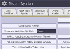 İşlem paneli ekran çizimi