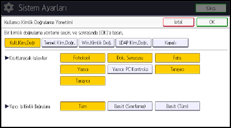 İşlem paneli ekran çizimi