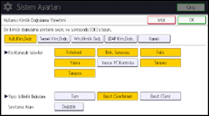 İşlem paneli ekran çizimi