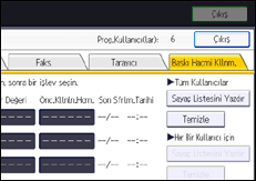 İşlem paneli ekran çizimi