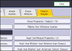 İşlem paneli ekran çizimi