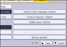 İşlem paneli ekran çizimi