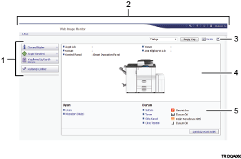 Web tarayıcısı ekranı resmi numaralı çağırma resmi
