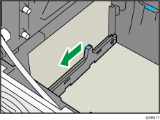Illustrazione della leva del sensore di densità toner 